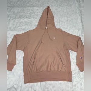 Champion reverse weave hoodie in Primer Pink